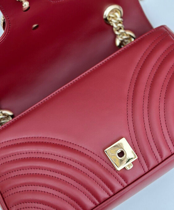 Gucci GG Marmont Small Shoulder Bag 443497 Mauve